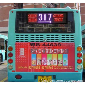 P10 Bus LED Display Sign Moving Message